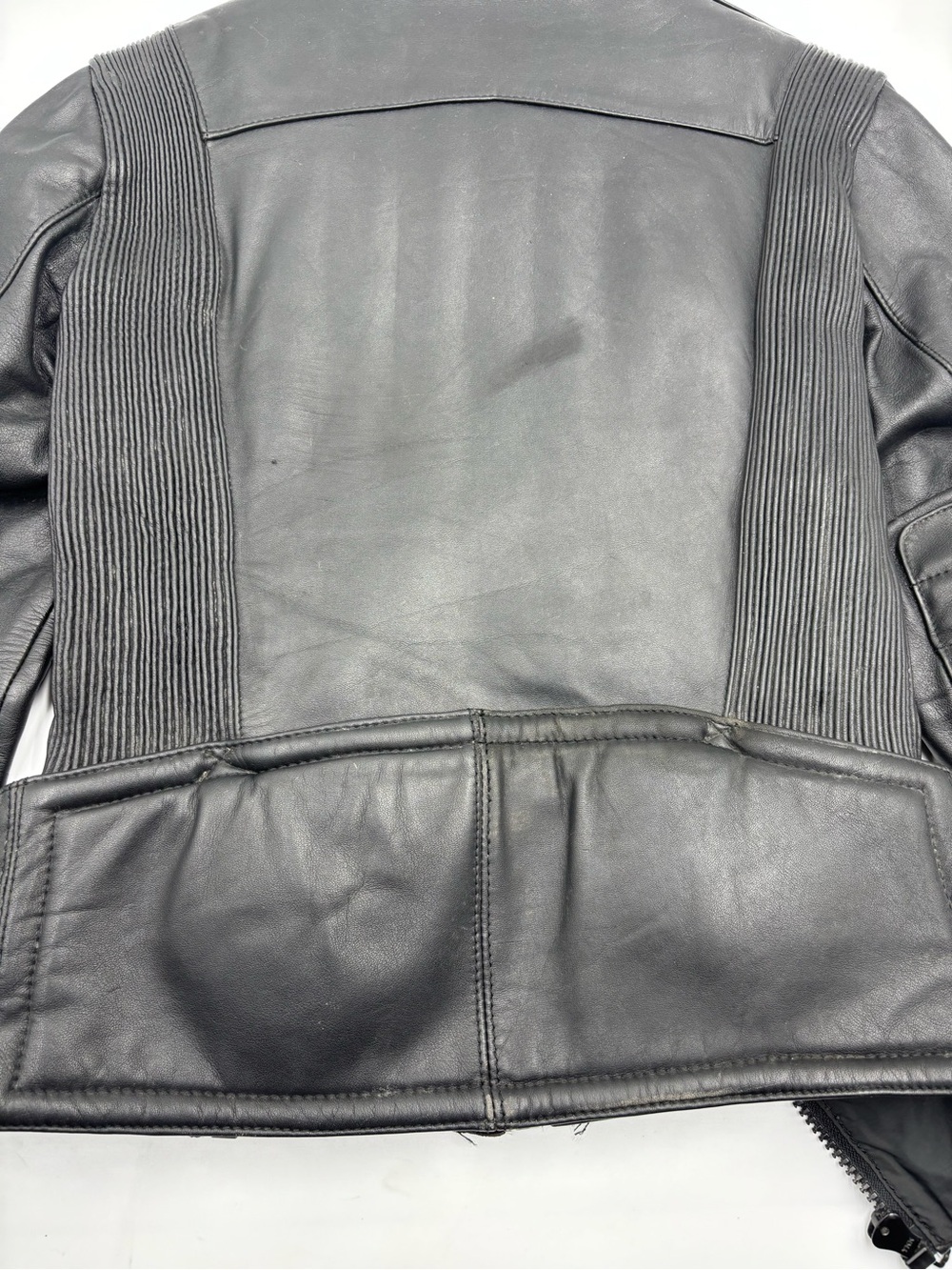 Hein Gericke Vintage Black Leather Motorcycle Mens Jacket - with liner SZ 40 - Picture 11 of 15